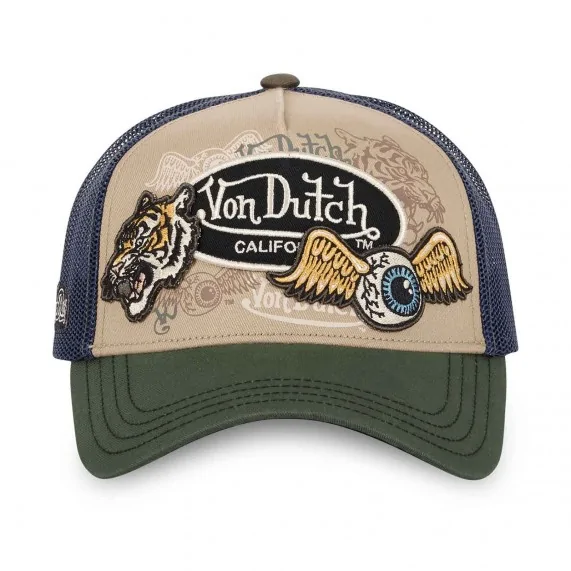Casquette Trucker Patches "Tiger" (Casquettes) Von Dutch chez FrenchMarket