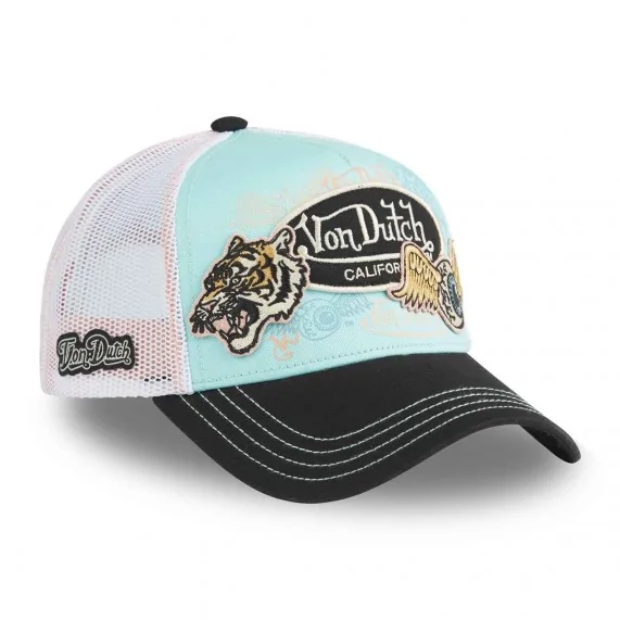 Cappello trucker "Tiger" con toppe (Cappellino) Von Dutch chez FrenchMarket