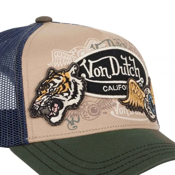 Casquette Trucker Patches "Tiger" (Casquettes) Von Dutch chez FrenchMarket