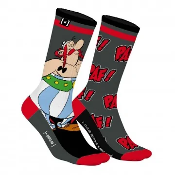 Chaussettes de Sport Tennis "Asterix et Obelix" (Sportsokken) Capslab chez FrenchMarket