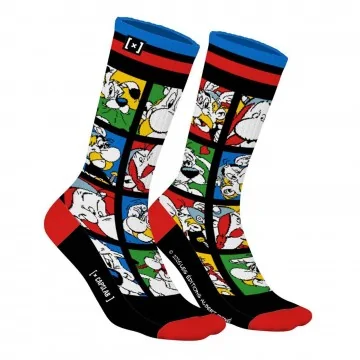 Chaussettes de Sport Tennis "Asterix et Obelix" (Sportsokken) Capslab chez FrenchMarket