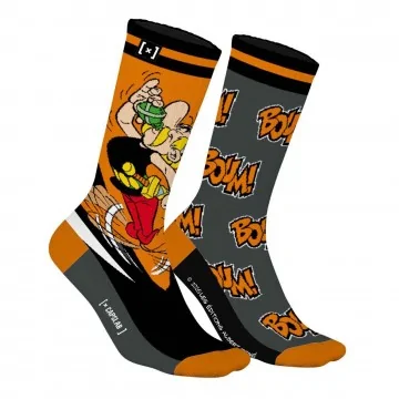 Chaussettes de Sport Tennis "Asterix et Obelix" (Sportsokken) Capslab chez FrenchMarket