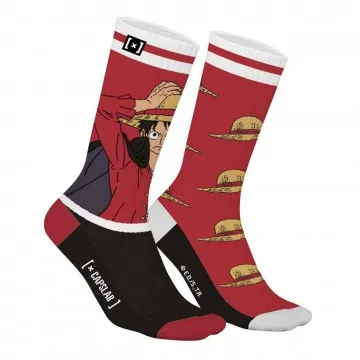 One Piece" Sport Socks - Red