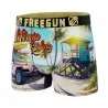 Calzoncillos bóxer de microfibra "Wild Summer" para hombre (Calzoncillos para hombre) Freegun chez FrenchMarket