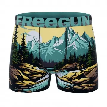 Calzoncillos bóxer de microfibra "Wild Summer" para hombre (Calzoncillos para hombre) Freegun chez FrenchMarket