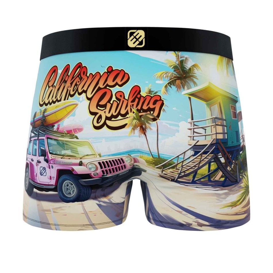 Boxer Homme Microfibre "Wild Summer"