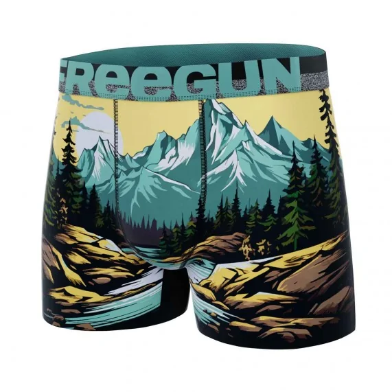 Boxer da uomo "Wild Summer" in microfibra (Boxer da uomo) Freegun chez FrenchMarket