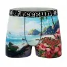 Calzoncillos bóxer de microfibra "Wild Summer" para hombre (Calzoncillos para hombre) Freegun chez FrenchMarket