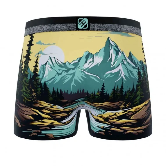 Boxer da uomo "Wild Summer" in microfibra (Boxer da uomo) Freegun chez FrenchMarket