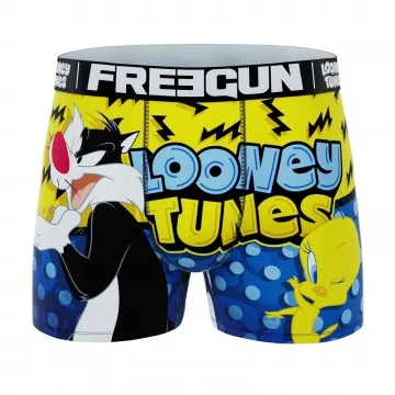 Boxer Mann Mikrofaser Looney Tunes "Cartoon" (Boxershorts Mann) Freegun auf FrenchMarket