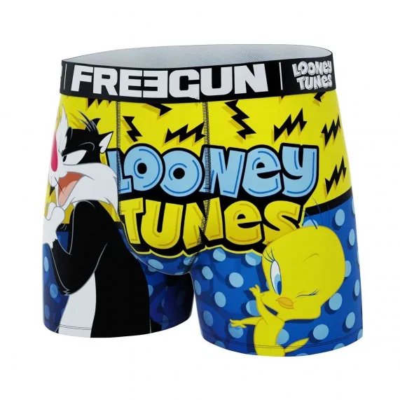 Boxer Mann Mikrofaser Looney Tunes "Cartoon" (Boxershorts Mann) Freegun auf FrenchMarket