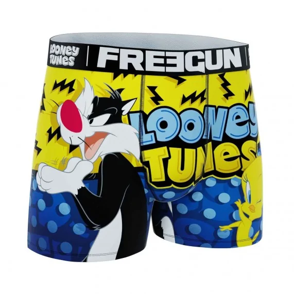 Boxer Mann Mikrofaser Looney Tunes "Cartoon" (Boxershorts Mann) Freegun auf FrenchMarket