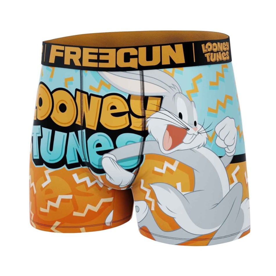 Boxer Homme Microfibre Looney Tunes "Cartoon" (Boxers Homme) Freegun chez FrenchMarket