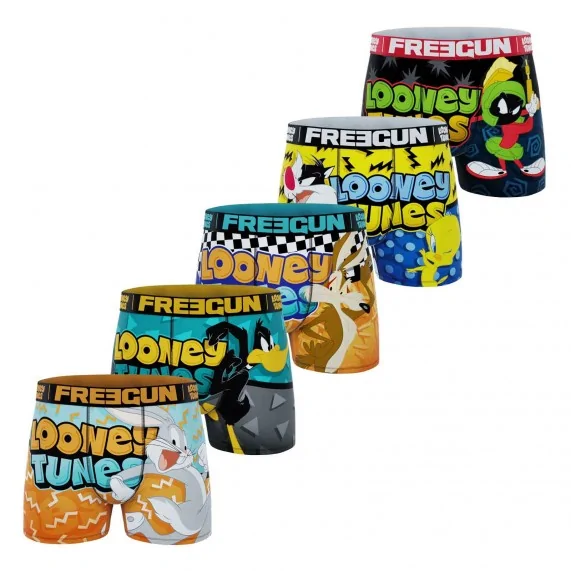 Set di 5 boxer Looney Tunes da uomo (Boxer da uomo) Freegun chez FrenchMarket Set di 5 boxer Looney Tunes da uomo (Boxer da uomo) Freegun chez FrenchMarket