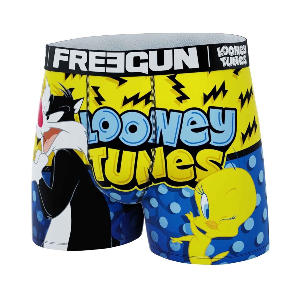 FREEGUN Set med 5 Looney Tunes boxershorts för män