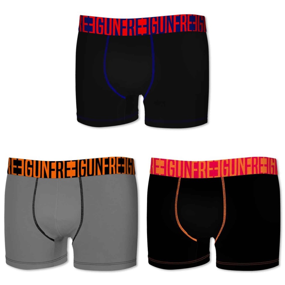 3er Set Boxer Freegun Männer Einfarbig Mono (Boxershorts für Männer) Freegun auf FrenchMarket