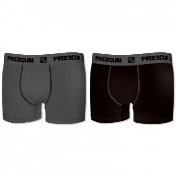 Set di 2 boxer da uomo in cotone (Boxer da uomo) Freegun chez FrenchMarket