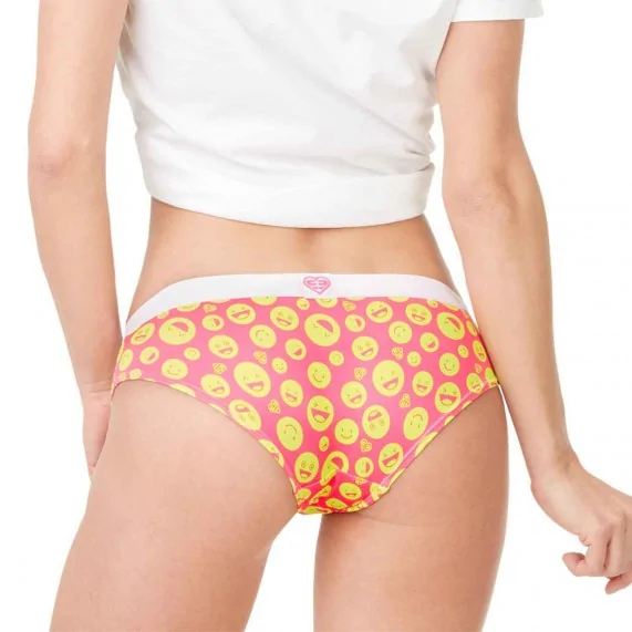 Emoji" Microvezel damesboxershort (Boksers) Freegun chez FrenchMarket