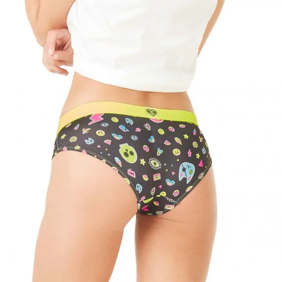 Emoji" Microvezel damesboxershort (Boksers) Freegun chez FrenchMarket