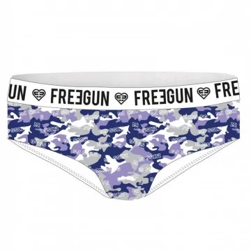 Calzoncillos bóxer de microfibra para mujer "Miss 18 (Boxers) Freegun chez FrenchMarket