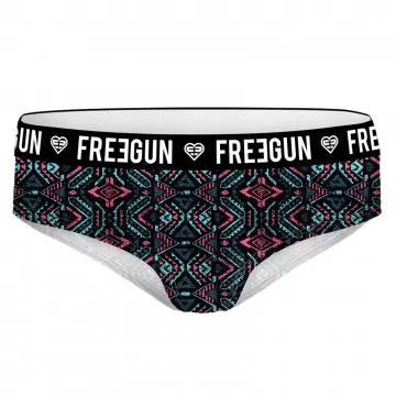 Calzoncillos bóxer de microfibra para mujer "Miss 18 (Boxers) Freegun chez FrenchMarket