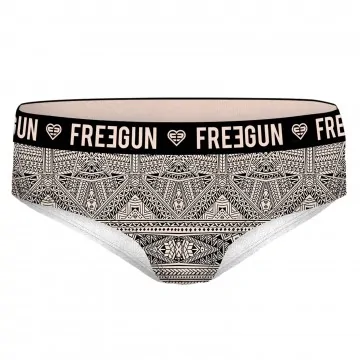 Calzoncillos bóxer de microfibra para mujer "Miss 18 (Boxers) Freegun chez FrenchMarket
