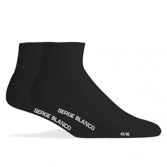 Confezione da 3 paia di calzini in cotone Quarter (Sportivo) Serge Blanco chez FrenchMarket