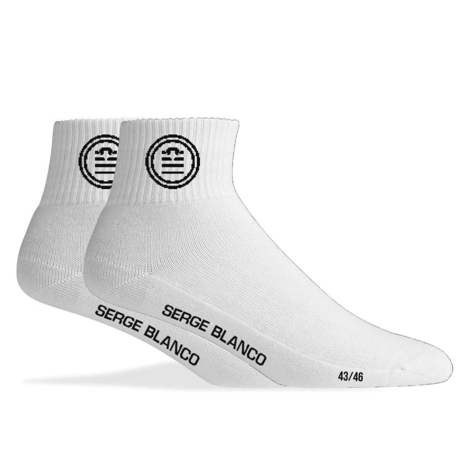 Lote de 3 pares de calcetines de algodón (calcetines deportivos) Serge Blanco en FrenchMarket