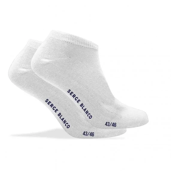 3 Paar kurze Socken aus Baumwolle (Sport) Serge Blanco auf FrenchMarket