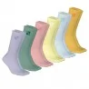 Lote de 6 pares de calcetines altos Pastel Crew (Calcetines deportivos) Freegun chez FrenchMarket Lote de 6 pares de calcetines altos Pastel Crew (Calcetines deportivos) Freegun chez FrenchMarket