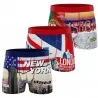 Set van 3 "City Pack" herenboxershorts van microvezel (Herenboxershorts) Freegun chez FrenchMarket