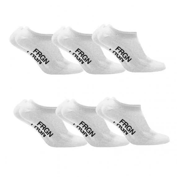 Confezione da 6 paia di calzini in cotone Quarter (Sportivo) Freegun chez FrenchMarket