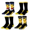 Lot de 4 Paires de Chaussettes Homme "Pokemon" (Chaussettes fantaisies) Freegun chez FrenchMarket