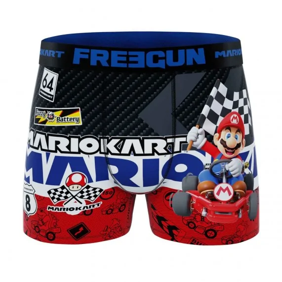 Boxer Mann Microfaser "Super Mario Kart" (Boxershorts Mann) Freegun auf FrenchMarket