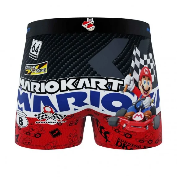 Boxer Homme Microfibre "Super Mario Kart" (Boxers Homme) Freegun chez FrenchMarket