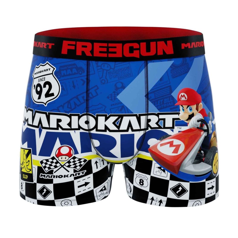 Super Mario Kart Mikrofiberboxer för män - Officiell licens French Market