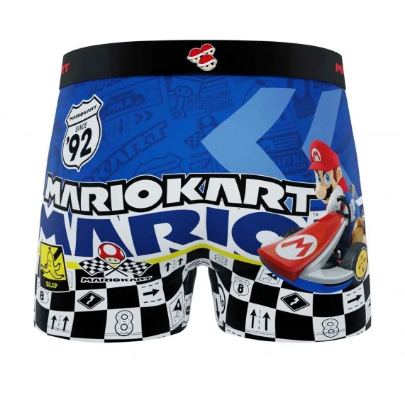 Super Mario Kart" Microvezel Boxer voor Mannen (Herenboxershorts) Freegun chez FrenchMarket