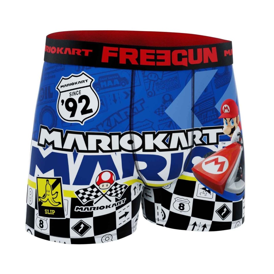 FREEGUN Mario Kart| Boxer Enfant Nintendo / French Market