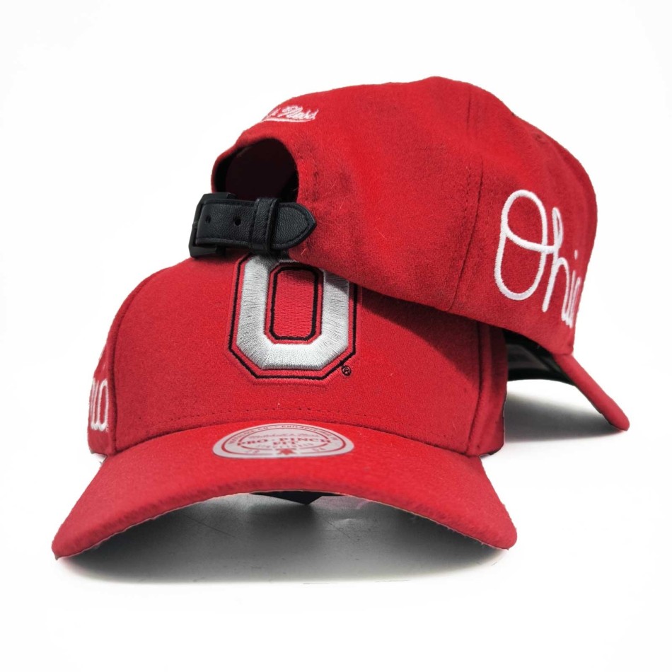 NCAA Ohio State "Kicking Wool Pro" Cap (Cap) Mitchell & Ness auf FrenchMarket