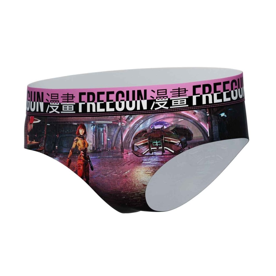 Pack de 5 calzoncillos bóxer de microfibra para mujer (Boxers) Freegun chez FrenchMarket