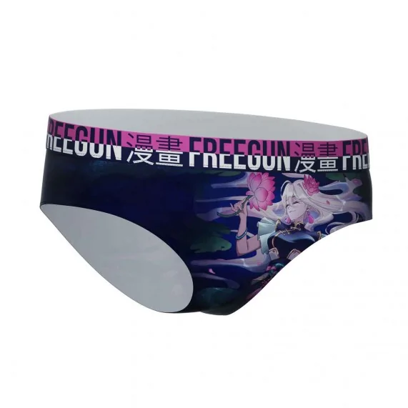 Lote de 5 calzoncillos Fantasy de microfibra para niña (Boxers/Shorty) Freegun chez FrenchMarket