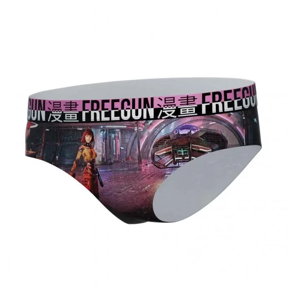 Lote de 5 calzoncillos Fantasy de microfibra para niña (Boxers/Shorty) Freegun chez FrenchMarket