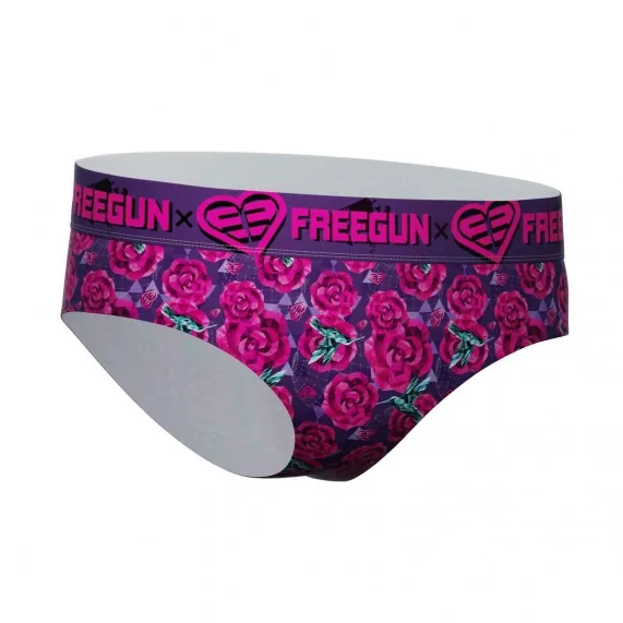 Set di 6 boxer-mutandine da donna in microfibra (Boxer - Slip) Freegun chez FrenchMarket