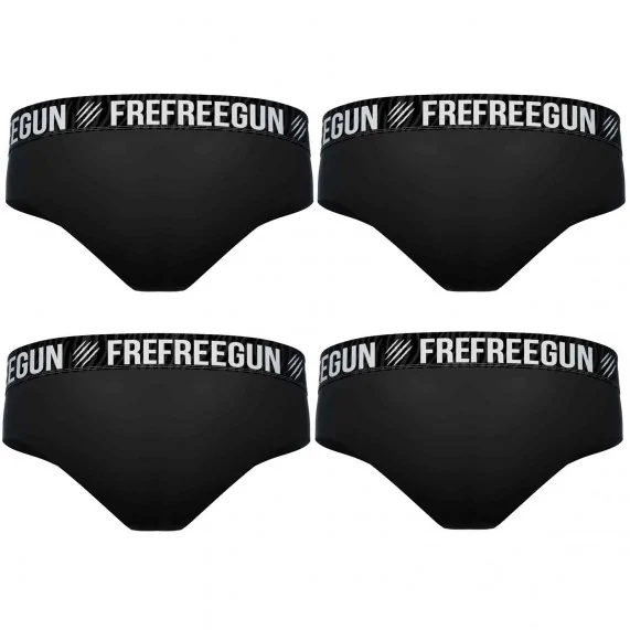 4er-Pack Boxershorts für Frauen aus Baumwolle (Boxers - Höschen) Freegun auf FrenchMarket