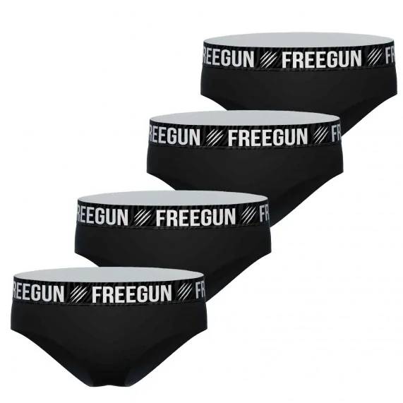 4er-Pack Boxershorts für Frauen aus Baumwolle (Boxers - Höschen) Freegun auf FrenchMarket