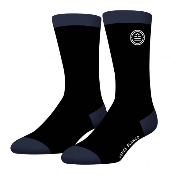 Lot de 3 paires de Chaussettes Homme en Coton "Rugby Square" (Fancy socks) Serge Blanco on FrenchMarket