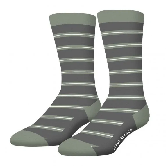 Lot de 3 paires de Chaussettes Homme en Coton "Rugby Square" (Fancy socks) Serge Blanco on FrenchMarket