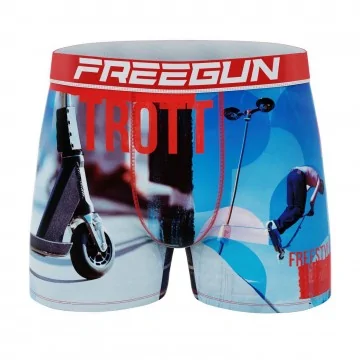 Boxer Homme Microfibre "Scooter Trott" (Boxers Homme) Freegun chez FrenchMarket