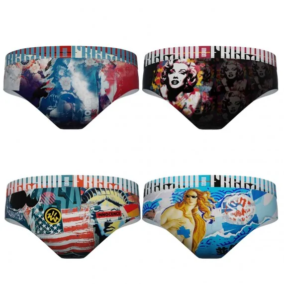 Set di 4 boxer per ragazze, fantasia (Boxer/Shorty) Freegun chez FrenchMarket