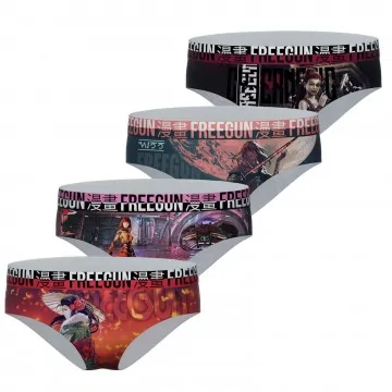 Set of 4 Girls Boxers Fancy...